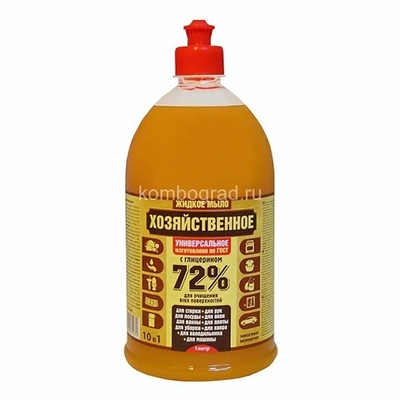 Мыло жидкое АУРА Хозяйственное 1 л