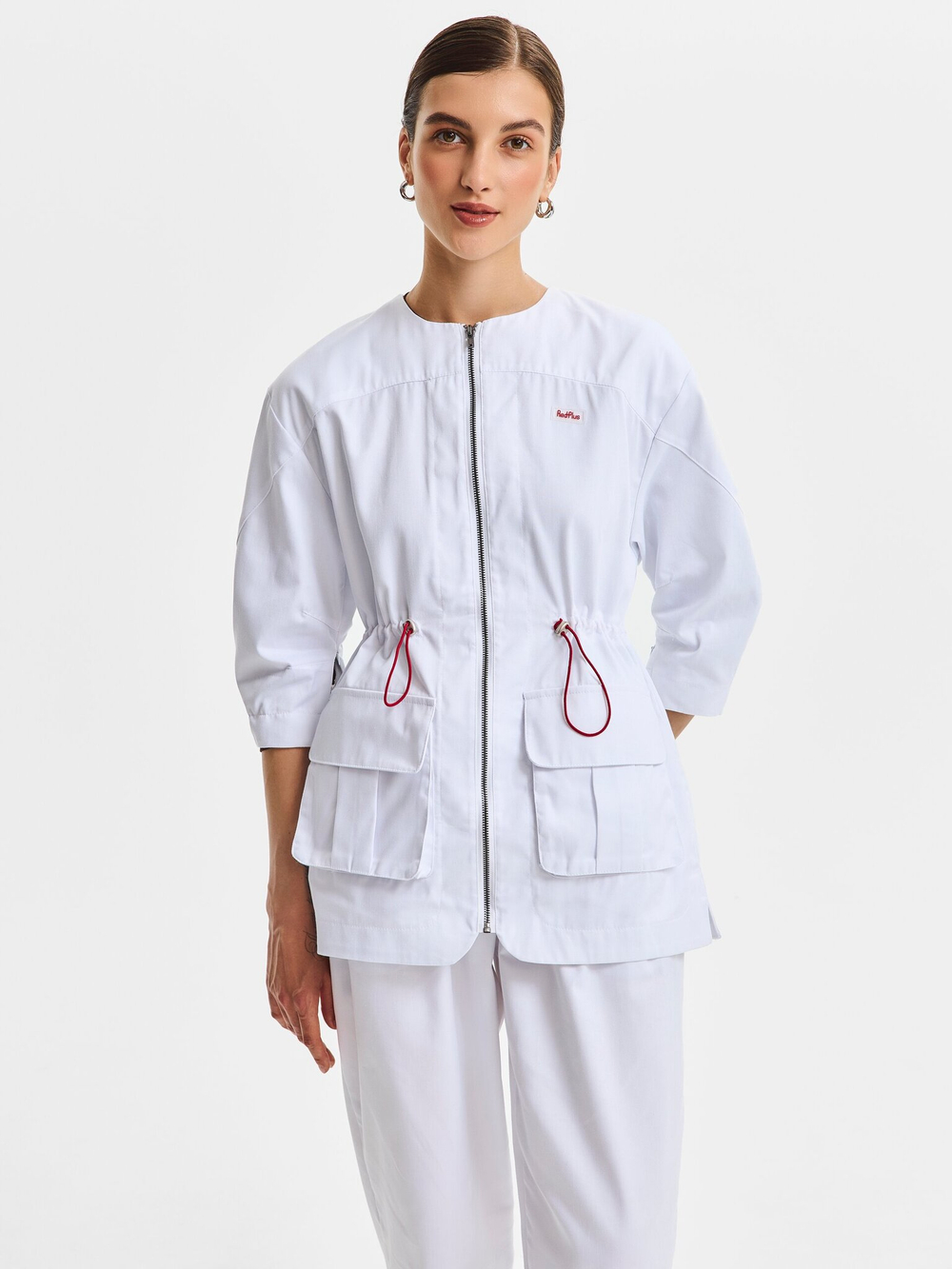Жакет медицинский женский Волюмэ, белый