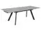 Раскладной стол Bronte, 160-240х90 см, серая керамика