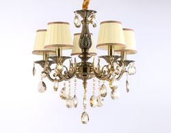 Ambrella Подвесная люстра с абажурами и хрусталем Traditional TR4577