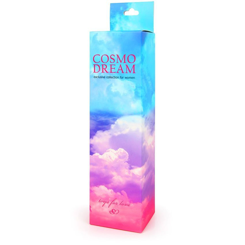 Вибратор-реалистик Cosmo Dream 14,5 см со стимулятором клитора