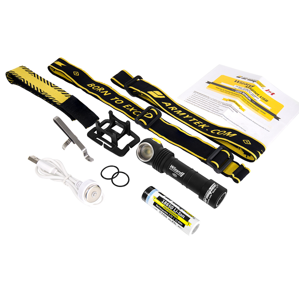 Фонарь Armytek Wizard C2 Pro Magnet USB Белый