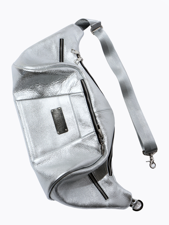 Кожаная поясная сумка