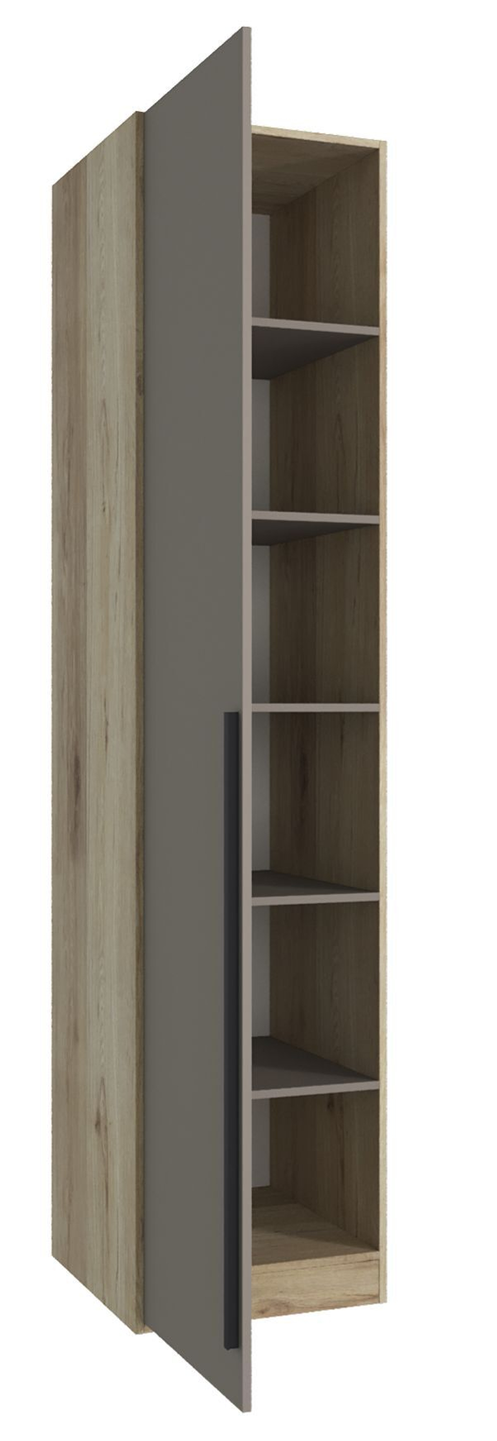 Шкаф-пенал однодверный Сиэтл, бежевый