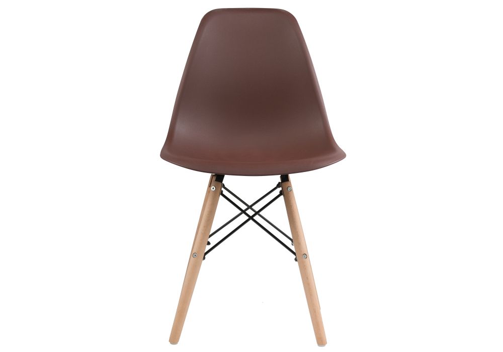 Пластиковый стул Eames PC-015 brown