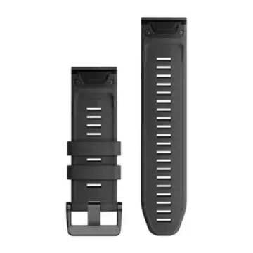 Ремешок Garmin QuickFit 26 мм (силиконовый) Graphite 010-13281-09