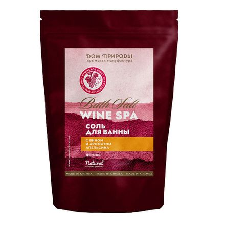 Wine SPA Соль для ванны "Детокс" с ароматом апельсина