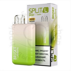 Одноразовая ЭСДН BRUSKO SPLIT L с ароматом винограда, 20 мг/см3, 2 мл (М)