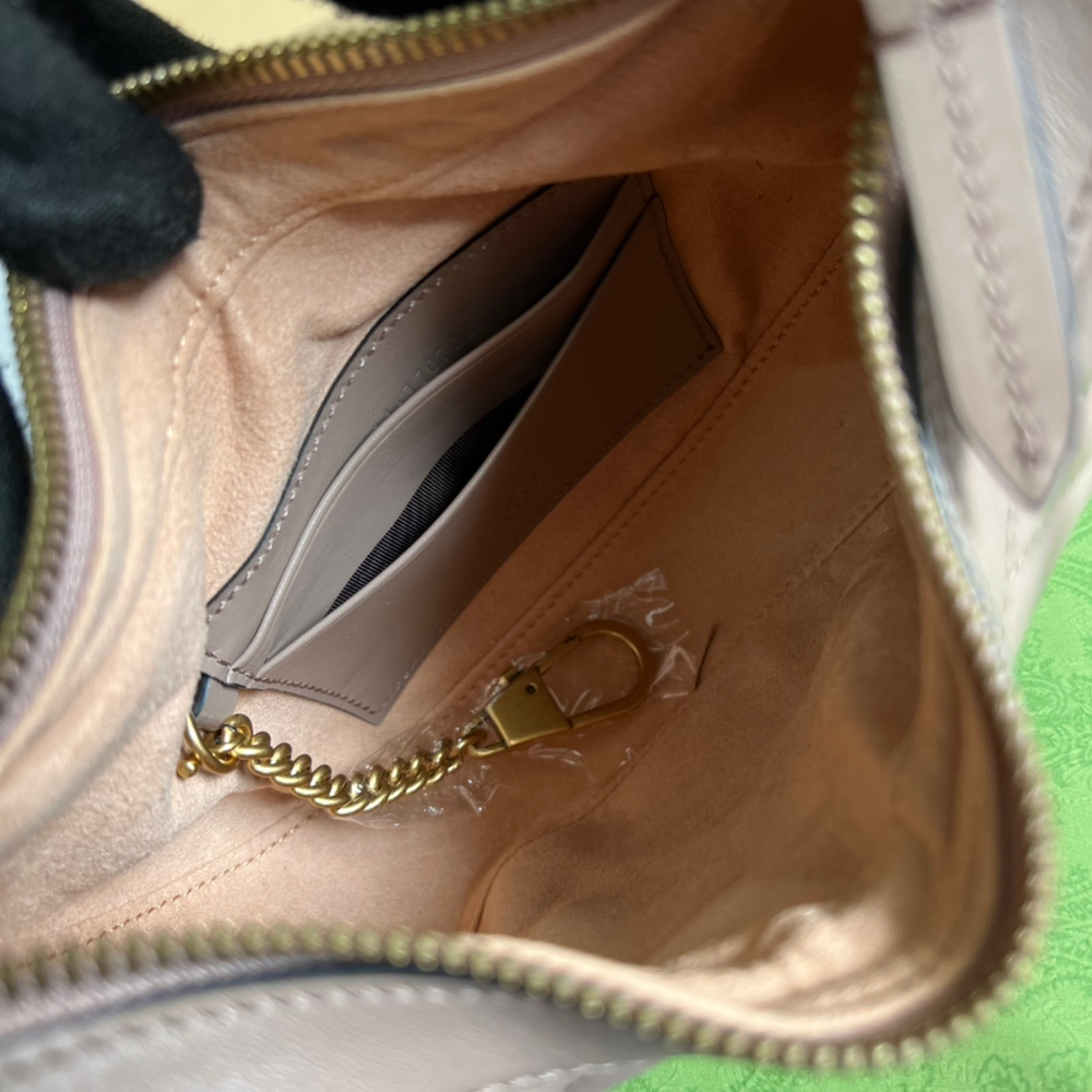Gucci GG Marmont Half-Moon-Shaped Bag