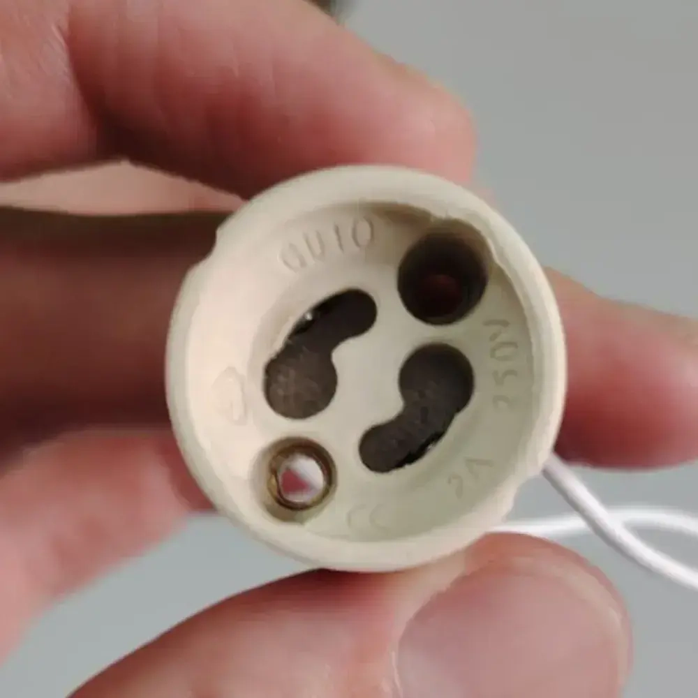 Патрон для лампы галогенной 10 штук GU10 подвесной керамический