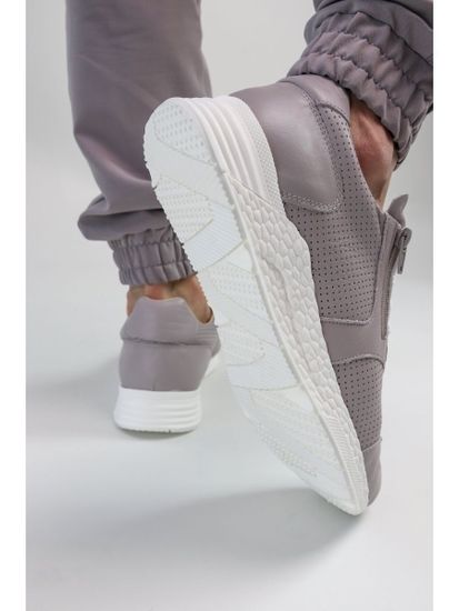 1101M Мужские кеды (Темно-бежевый)