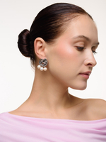 Серьги "Pearl Coin" Bicolor