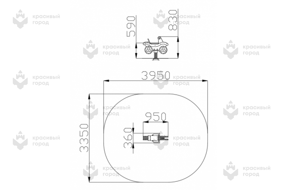 Качалка Квадроцикл ДПС