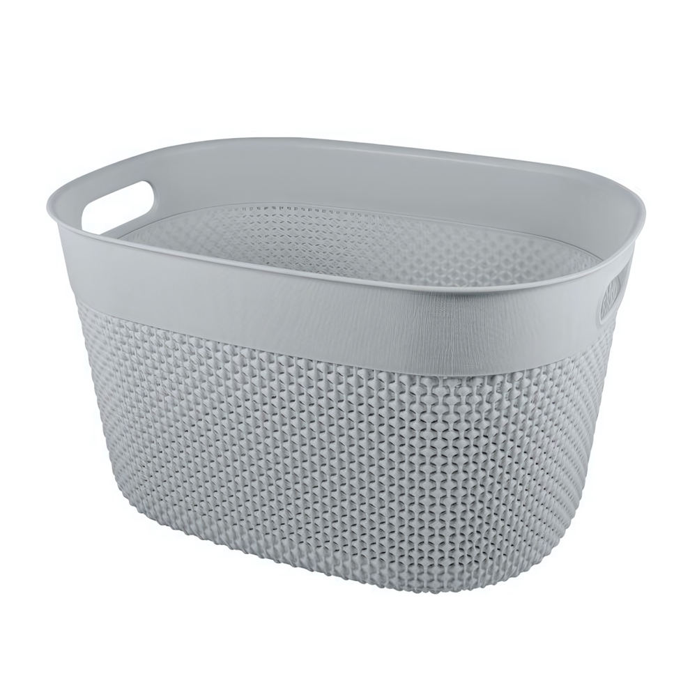 Корзина для хранения OSLO 18л серый шторм