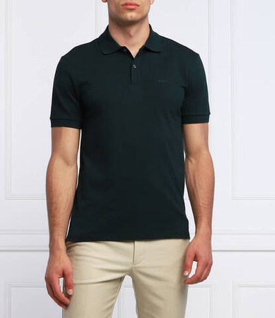 поло pallas BOSS BLACK - зеленый(50468362)