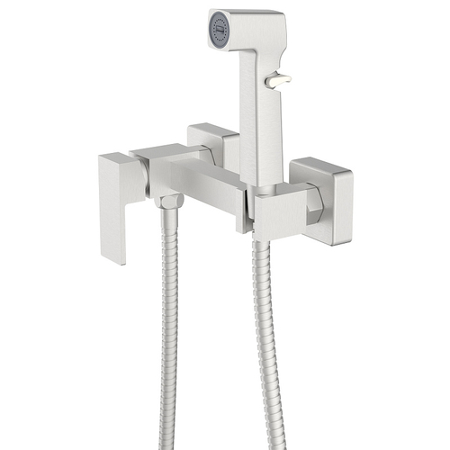 Гигиенический душ Azario Seyne со смесителем, керамический картридж, шланг 150 см, сатин (AZ-KFX05BN)