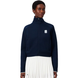 Женская Кофта теннисная Lacoste Heritage - navy blue