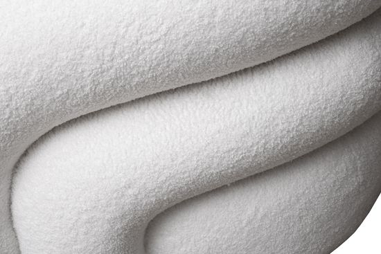 Кресло Monblan поворотное букле белое Hush000 93*90*70см