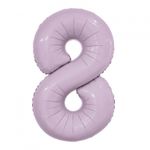 Agura Шар 40" / 102 см "Цифра 8" Орхидея Slim (БГ-60)