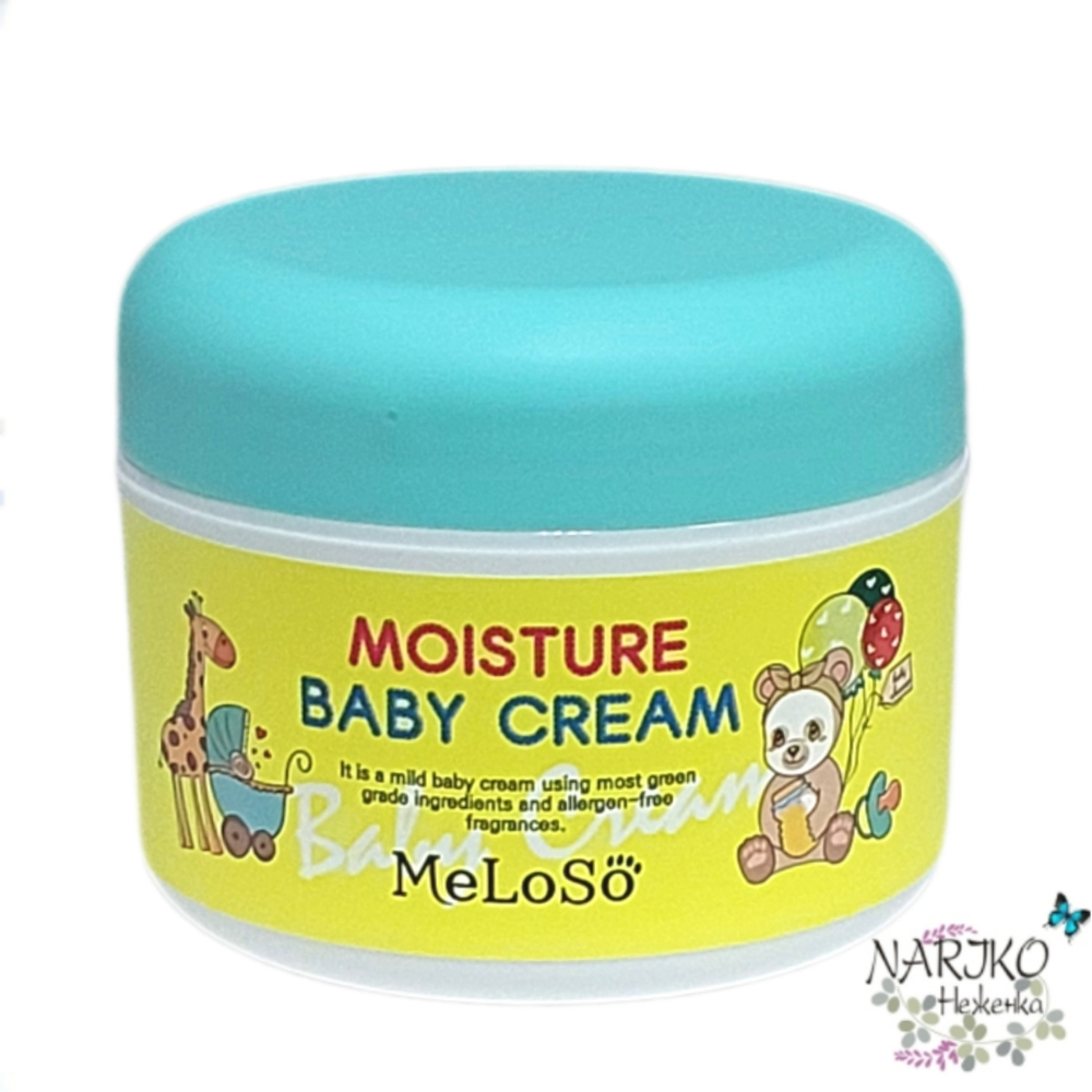 Детский гипоаллергенный крем интенсивно увлажняющий, успокаивающий, защитный Dr.MeLoSo Moisture Baby Cream, 100 мл.