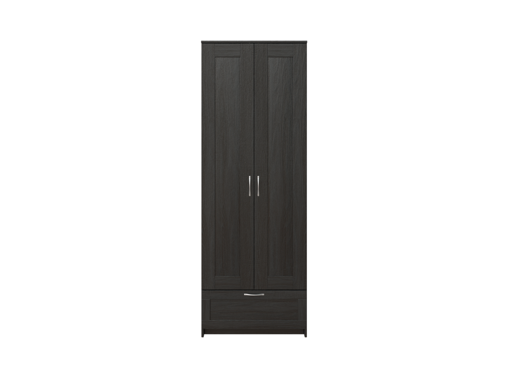 Шкаф Сириус 2 двери и 1 ящик 78х59х220 (венге)