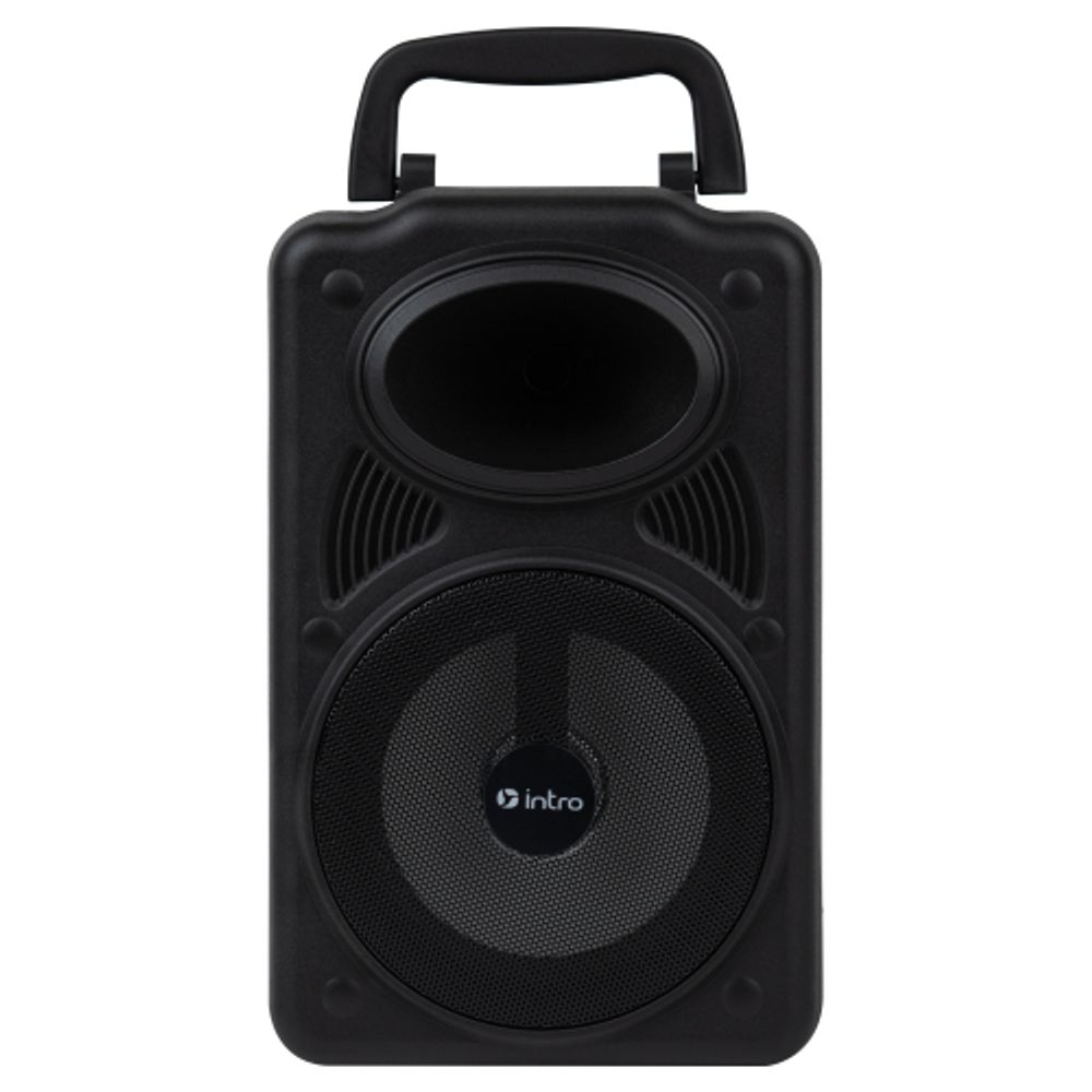Портативная колонка Intro BRW440 bluetooth беспроводная с микрофоном акустическая черная