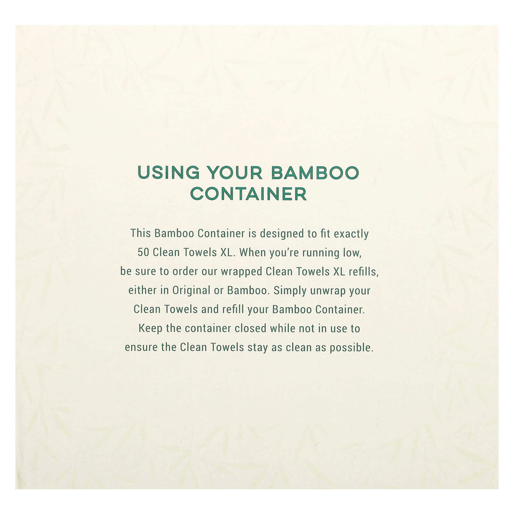 Clean Skin Club, Luxe Bamboo Box, чистые полотенца, размер XL, 50 шт.