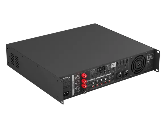 CVGAUDIO M-243T профессиональный микшер-усилитель, мощность 240W/100V