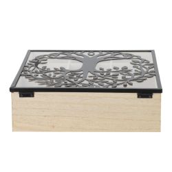 GAEM Шкатулка для чайных пакетиков, L24,5 W24 H7,5 см