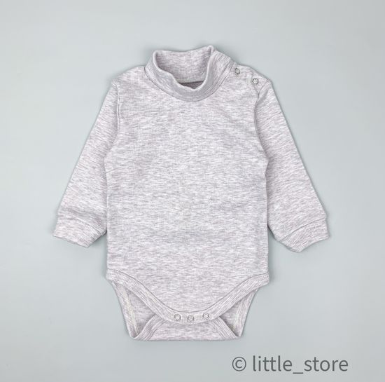 Боди-водолазка Бежевый меланж