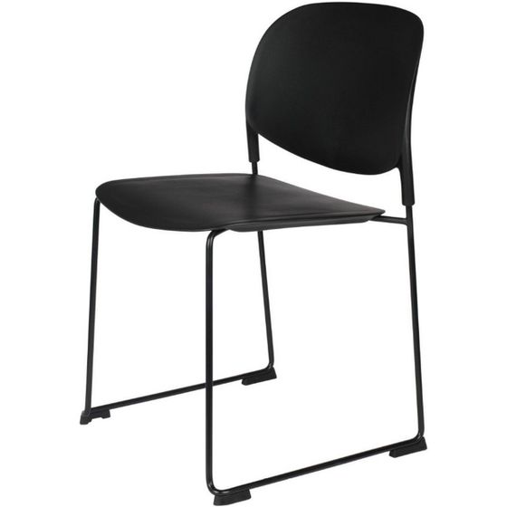 Штабелируемый стул Stacks черный | Купить в Hallberg.ru