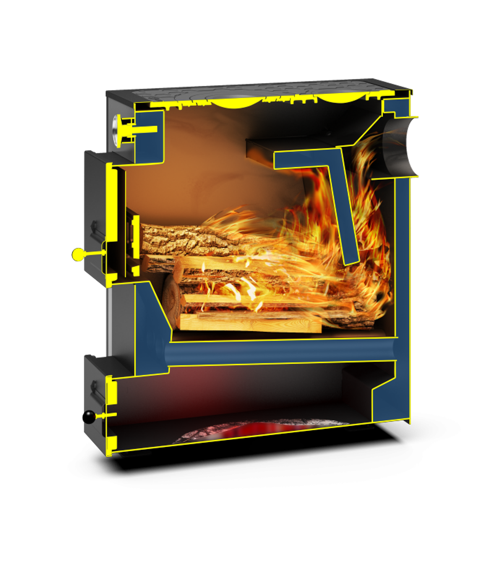 Твердотопливный котел Теплодар Куппер 16-В Практик