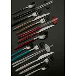 Набор из 24 столовых приборов cutlery my fusion, черные
