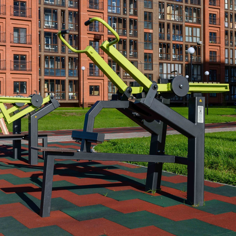 Power-1807 Уличный тренажер Вертикальная тяга с переменной нагрузкой ZAVODSPORTA