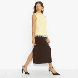 Комплект с юбкой для королевы Игра контраста (2 в 1, стиль) (54 размер)