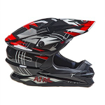 Шлем кроссовый AiM JK803S Red/Black, L