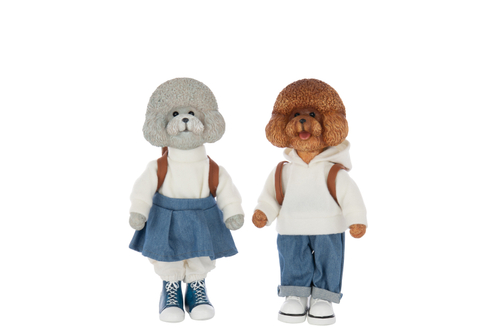 Декор "Собака" большая в ассортименте 17x12x34см Поликерамика,текстиль