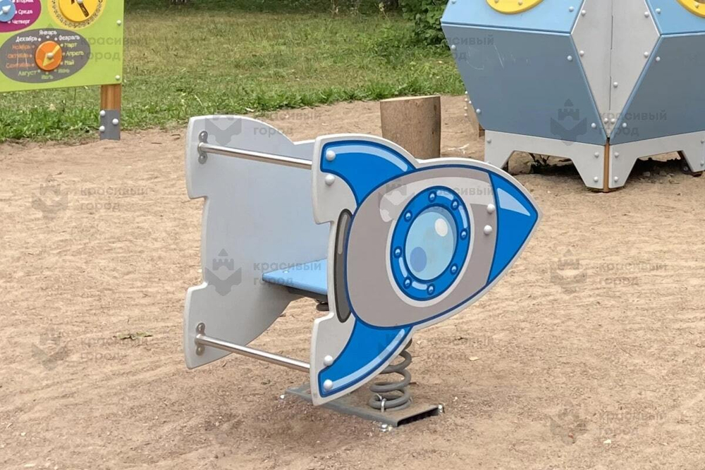 Качалка на пружине Ракета