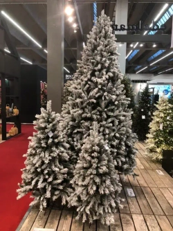 Ель Атлантида заснеженная 215 см., 264 LED ламп, ПВХ, Black Box (74363)