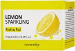 Secret Key пилинг-диски для лица Lemon sparkling peeling pad, 70 шт.