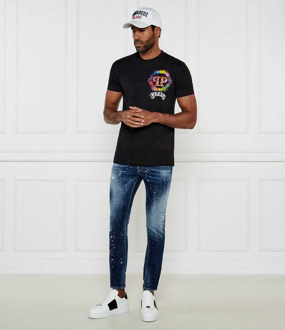 Футболка Philipp Plein - черный(MTK7478 PJY002N)