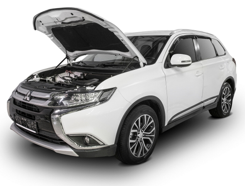 Газовые упоры капота Rival для Mitsubishi Outlander III 2012-2018 2018-н.в., 2 шт., A.ST.4006.1