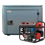 Генератор бензиновый SUNREKA G5500EAX с кожухом Geon 1200 RAL 7024