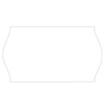 Этикет-лента 22х12 мм, волна, белая, КОМПЛЕКТ 100 рулонов по 800 шт., STAFF "EVERYDAY", 128451