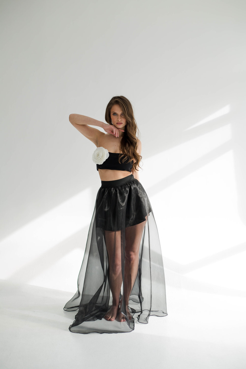 Юбка из органзы