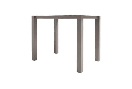 Подстолье №32, прямоугольное, 100х60х75см, серое, п.т. 5х5см