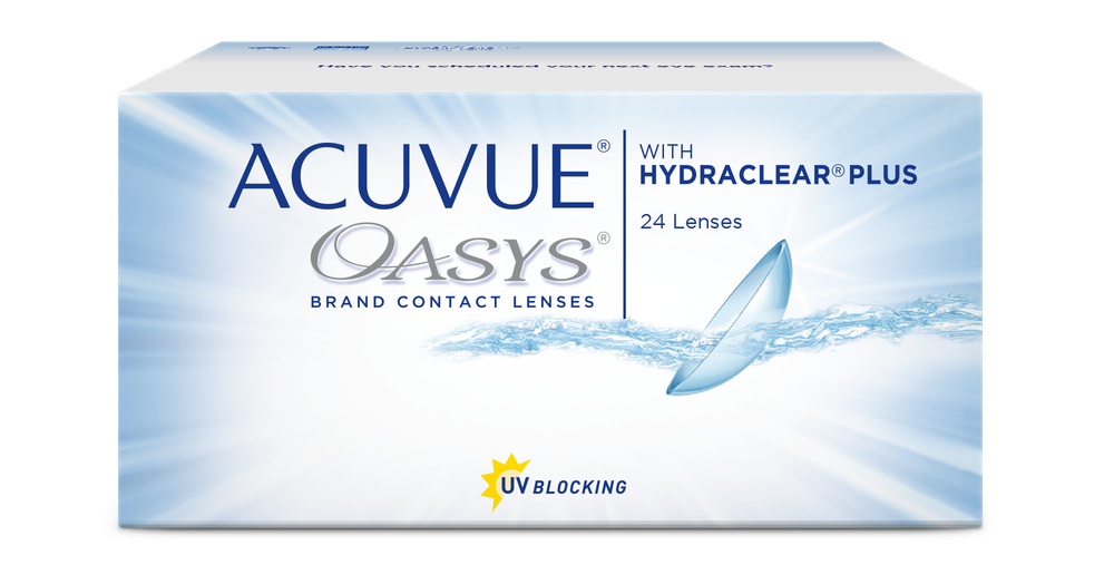 ACUVUE OASYS with HYDRACLEAR PLUS (24 линзы)