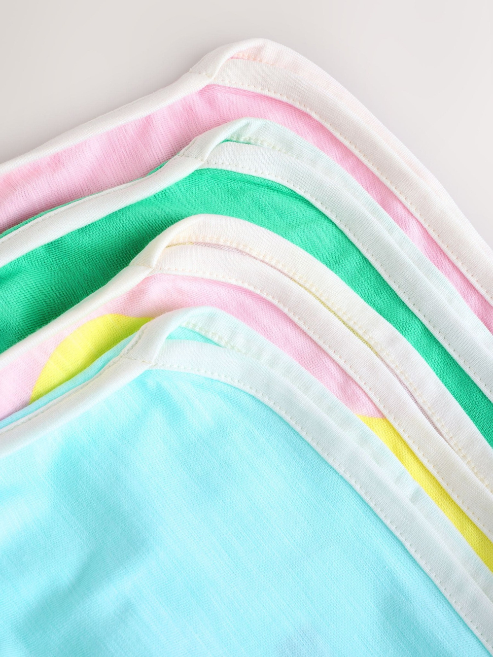 Шорты для девочки Next AG9-948, 4 шт., Зеленый, Розовый, Голубой