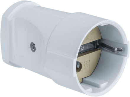 Розетка Navigator 61 366 NCA-SK01-16A-E-WH переносная с/з белая