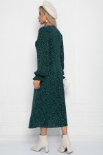 Платье Осенний разговор (темно-зеленое) П11168 LT Collection (Акция)